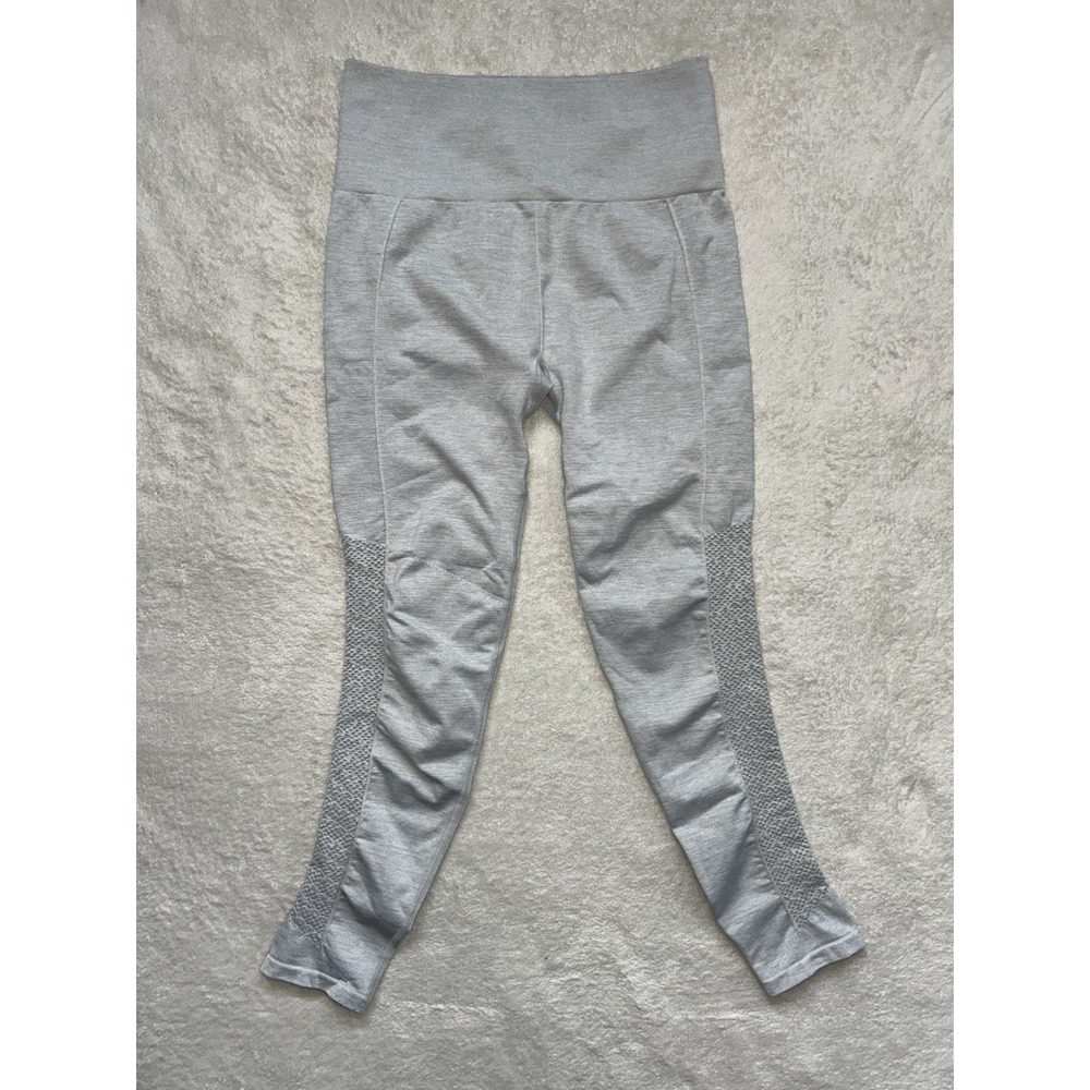 Fabletics Leggings Capri Compression Activewear Workout Solid Gray Size S Womens